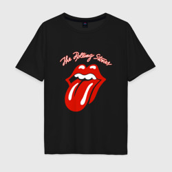 Мужская футболка хлопок Oversize The Rolling Stones