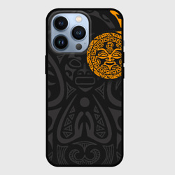 Чехол для iPhone 13 Pro Polynesian tattoo