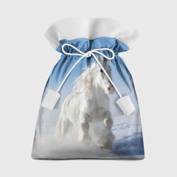 Подарочный 3D мешок Белый скакун