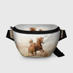 Поясная сумка 3D Лошадь с жеребенком