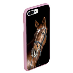 Чехол для iPhone 7Plus/8 Plus матовый Гнедая лошадь - фото 2