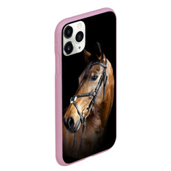 Чехол для iPhone 11 Pro Max матовый Гнедая лошадь - фото 2