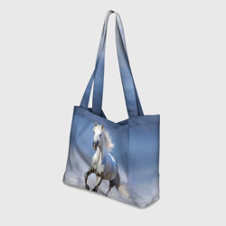 Пляжная сумка 3D Белая лошадь - фото 2