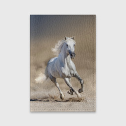 Обложка для паспорта матовая кожа Белый конь