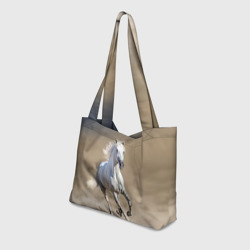 Пляжная сумка 3D Белый конь - фото 2