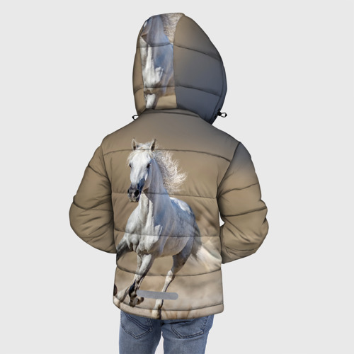 Зимняя куртка для мальчиков 3D Белый конь - фото 4