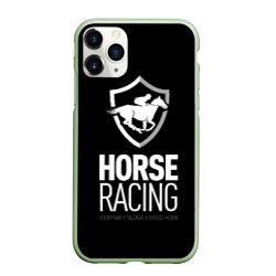 Чехол для iPhone 11 Pro матовый Horse racing