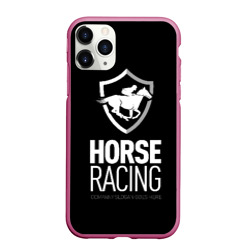 Чехол для iPhone 11 Pro Max матовый Horse racing