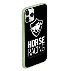 Чехол для iPhone 11 Pro матовый Horse racing - фото 2