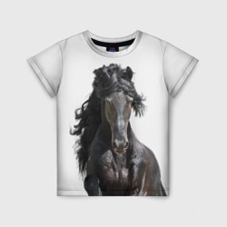 Детская футболка 3D Лошадь