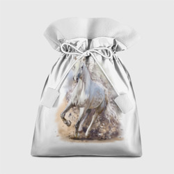 Подарочный 3D мешок Белая лошадь