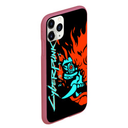 Чехол для iPhone 11 Pro Max матовый Cyberpunk 2077 - фото 2