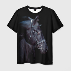 Конь вороной – Мужская футболка 3D с принтом купить со скидкой в -26%
