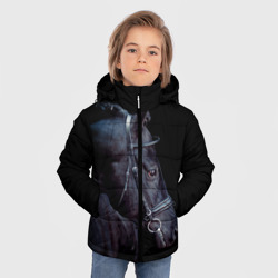 Зимняя куртка для мальчиков 3D Конь вороной - фото 2