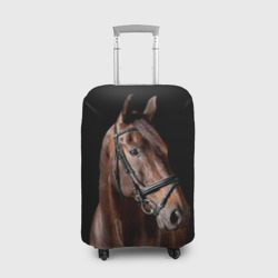 Чехол для чемодана 3D Гнедая лошадь
