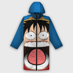Дождевик унисекс 3D Луффи - кричит Чё - One Piece мем