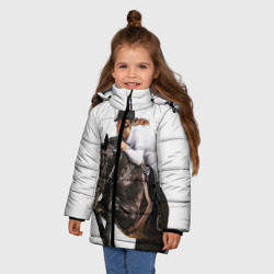 Зимняя куртка для девочек 3D Наездница - фото 2