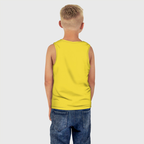 Детская майка хлопок Blink-182, цвет желтый - фото 6