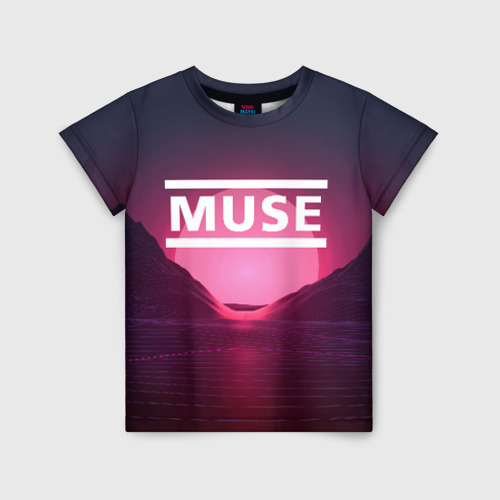 Детская футболка 3D MUSE, цвет 3D печать