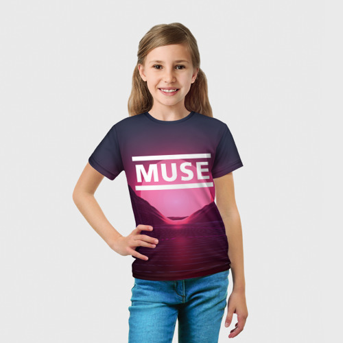 Детская футболка 3D MUSE, цвет 3D печать - фото 5