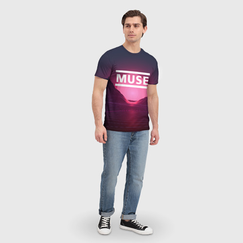Мужская футболка 3D MUSE, цвет 3D печать - фото 5