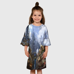 Детское платье 3D Древний город - фото 2