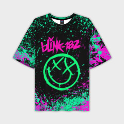 Мужская футболка oversize 3D Blink-182
