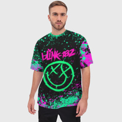 Мужская футболка oversize 3D Blink-182 - фото 2