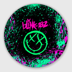 Круглый коврик для мышки Blink-182