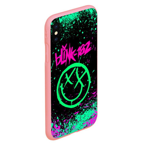 Чехол для iPhone XS Max матовый Blink-182, цвет баблгам - фото 3