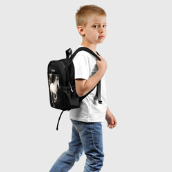 Детский рюкзак 3D Серный в яблоках конь - фото 2