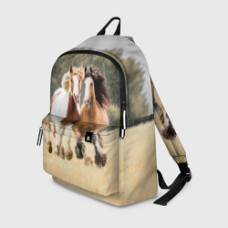 Рюкзак 3D Лошади
