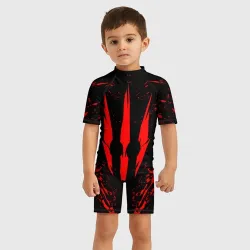 Детский купальный костюм 3D Ведьмак - фото 2