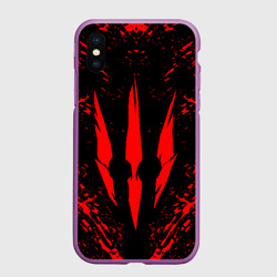 Чехол для iPhone XS Max матовый Ведьмак