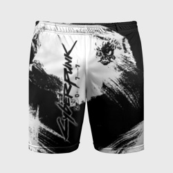 Cyberpunk 2077 – Мужские шорты спортивные с принтом купить