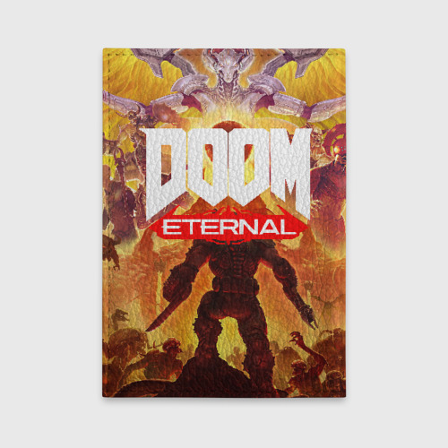 Обложка для автодокументов Doom Eternal, цвет черный - фото 2