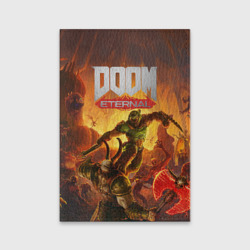 Обложка для паспорта матовая кожа Doom