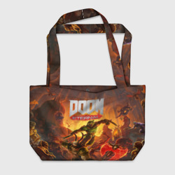 Пляжная сумка 3D Doom