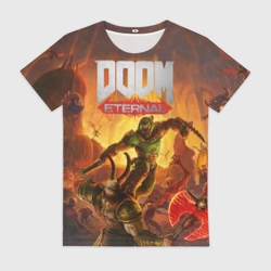 Женская футболка 3D Doom