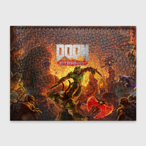 Обложка для студенческого билета Doom, цвет черный