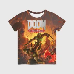 Детская футболка 3D Doom
