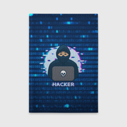Обложка для автодокументов Хакер иллюстрация