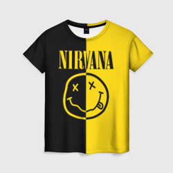 Женская футболка 3D Nirvana