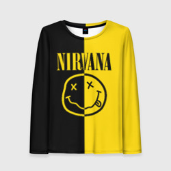 Женский лонгслив 3D Nirvana