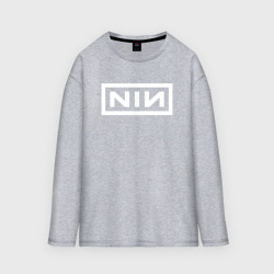 Мужской лонгслив oversize хлопок NIN