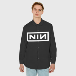 Мужская рубашка oversize 3D NIN - фото 2