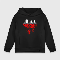 Детское худи Oversize хлопок Stranger things Очень странные дела