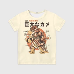 Детская футболка 3D Bowserzilla - Super Mario Bros