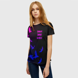 Женская футболка 3D Three Days Grace 1 - фото 2