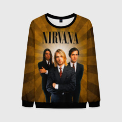 Мужской свитшот 3D Nirvana